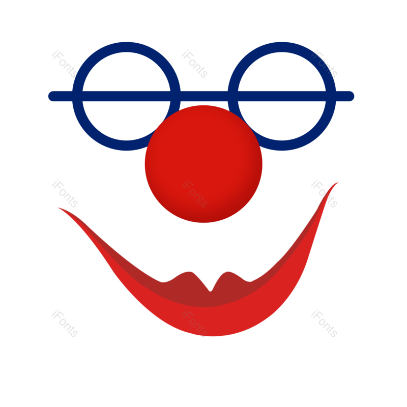 卡通图片,扁平化元素,小丑PNG,手绘免抠素材